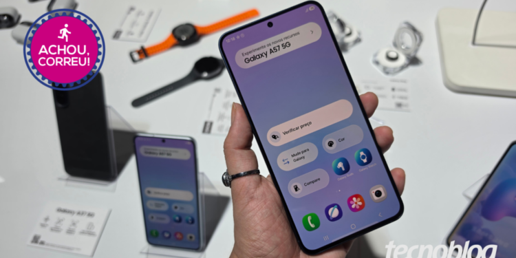 Galaxy A57 (256 GB) já cai 41% com cupom em promoção na Amazon