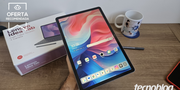 Lenovo Idea Tab (256 GB) tem promoção histórica de 40% OFF no Magazine Luiza